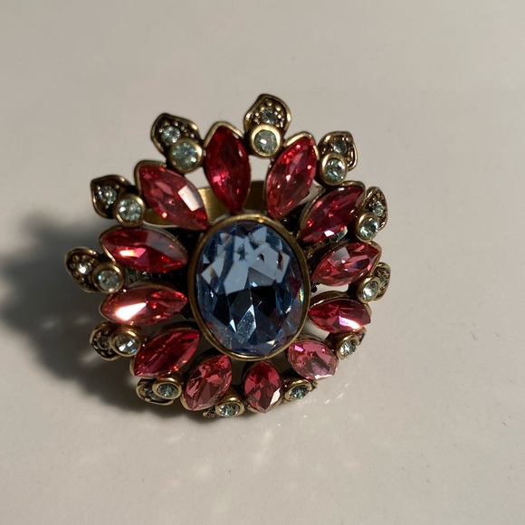 Heidi Daus “Glorious Garden” cocktail ring - Picture 5 of 14